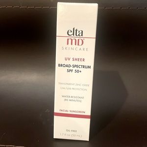 Elta Md UV Sheer Broad spectrum SPF 50+ facial sunscreen NWT